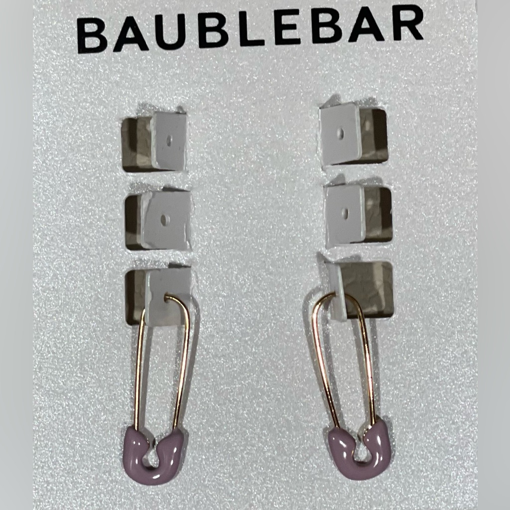 Baublebear, Safety Pin Earrings
